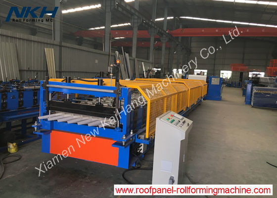 PLC Control Cold Roll Forming Machine For Zigzag / Fencing Panel