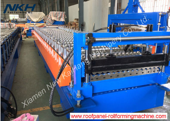 Reliable Roof Panel Roll Forming Machine Customized With PLC Control System