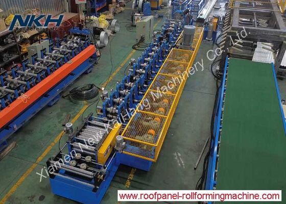 kaufen Hochgeschwindigkeits-40mpm-C76-200-Pfetten-Profilieranlage mit Doppelstaplern online manufacture