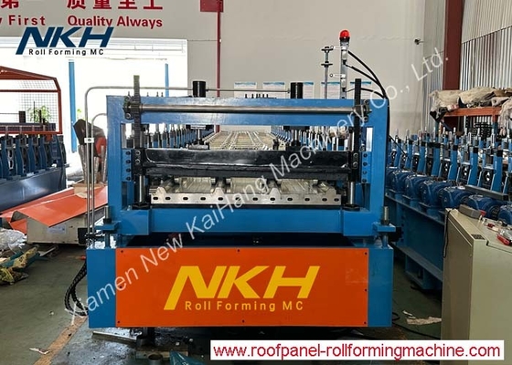 YX38-333-1000 Rollformmaschine für Dachplatten mit Stapelmaschine Metall Rollformmaschine