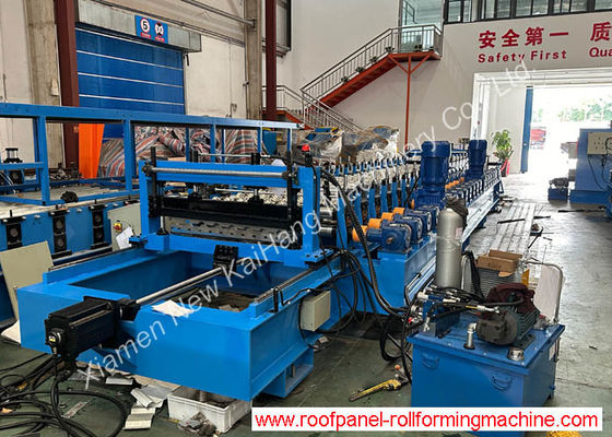 YX22-143.5-1004.5 Roof Panel Roll Forming Machine mit Stapelmaschine Metall Roll Forming Machine Verbessern Sie Ihr Dach mit unserer Hochleistungs-Hochgeschwindigkeits Roll Forming Machine
