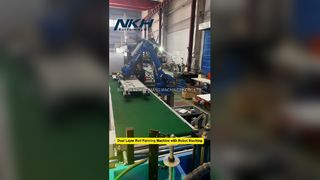 Doppelschicht-Rollformmaschine mit Roboter-Palletierungsschalter Tür und Wellplatte